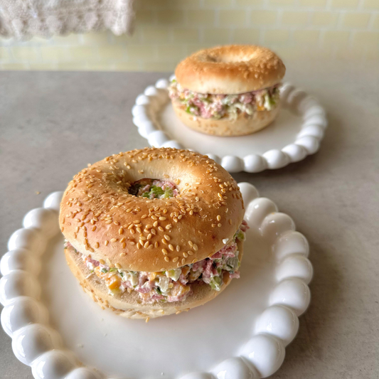 Chopped Cheese Bagels